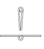 SQUARE BUTT HINGE