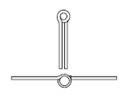 HINGES WITH FINIALS